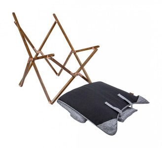 Kolekce Urban Outdoor - Relaxační křeslo - Bloomsbury - M - Oxford polyester - šedá