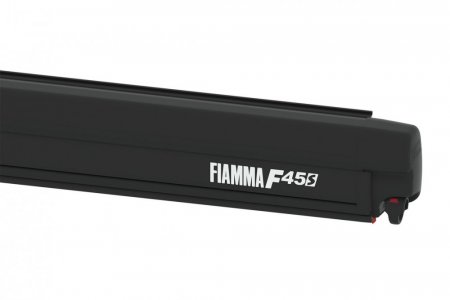 Markíza Fiamma F45S VWT5/T6 - Farba plátna: Sivá, Farba tela: Čierna, Dĺžka markízy (cm): 260