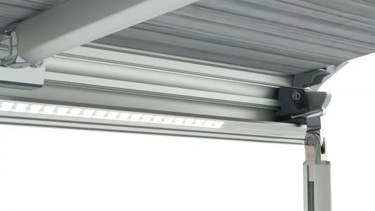 Markýza Fiamma F65L - Barva plátna: Šedá, Barva těla: Šedá, Délka markýzy (cm): 450