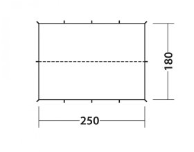Přístřešek Tarp 2,5 x 1,8 m