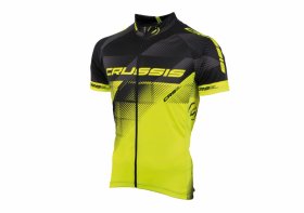 Cyklistický dres Crussis, černá/žlutá
