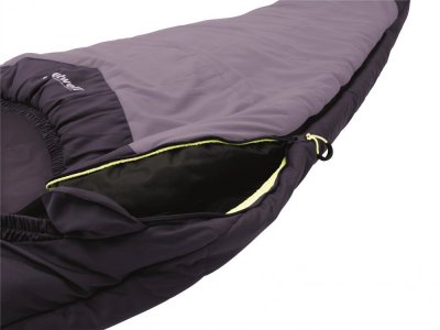 Detský spací vak Convertible Junior Purple - Zip: Ľavá strana