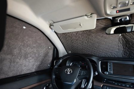 Sada Izolačních clon Escape Vans do oken obytného auta - Model auta: Ford Tourneo Custom Nugget