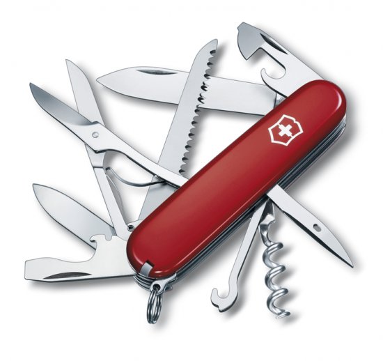 Vreckový nôž Victorinox Huntsman (farba: červená)