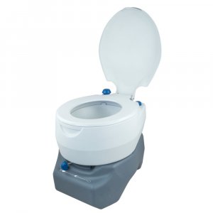 WC portabil CAMPINGAZ® 20L, alb/gri (rezervor de deșeuri 20L)