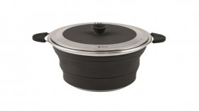 Hrnec s poklicí Outwell Collaps 2.5L Midnight Black