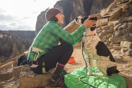 Ruffwear Knot-a-Collar™ Obojek pro psy - Barva: Červená, Velikost obojku: 20-26"