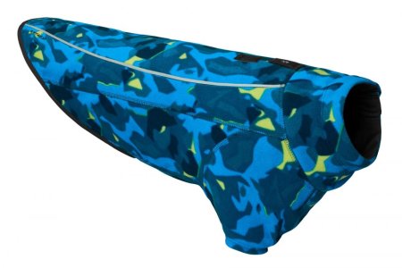 Ruffwear Climate Changer™ Fleecová bunda pro psy - Barva: Modrá, Zelená, Velikost: S