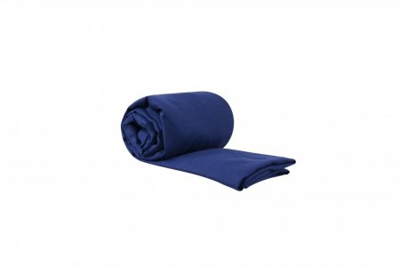 Vložka do spacáku Silk/Cotton Travel Liner Mummy Navy Blue (barva Navy modrá)