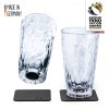 Silwy magnetická sklenice na drink 2 ks // High-Tech Plastic Glasses - Barva: Šedá