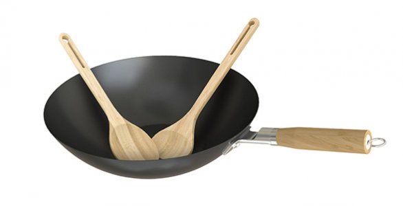 Kulinársky modulárny mandarínsky wok