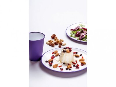 SANALIVING Dinner Plate 24xh2cm - Barva: Růžová