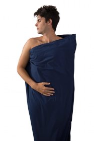 Prémiová bavlněná vložka do spacáku v prodloužené variantě Premium Cotton Travel Liner - Long (Rectangular)