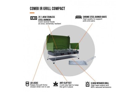 Gril Vango Combi IR Grill Compact