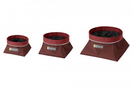 Ruffwear Quencher™ Cestovná miska pre psov - Farba: Červená, Veľkosť: M