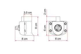 Vnitřní bezpečnostní zámek Fiamma Safe Door Guardian Transit >06