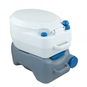 Prenosná toaleta CAMPINGAZ® 20L, biela/sivá (odpadová nádrž 20L)