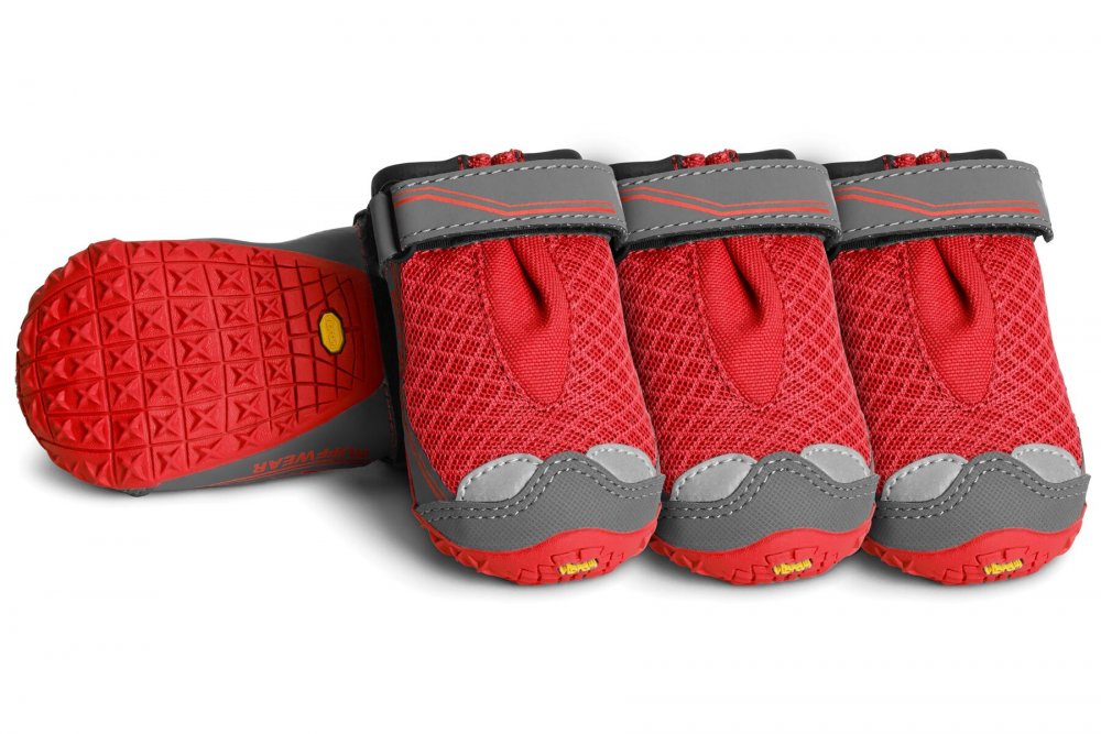 Ruffwear Grip Trex™ Outdoorová obuv pro psy Červená XXXXS