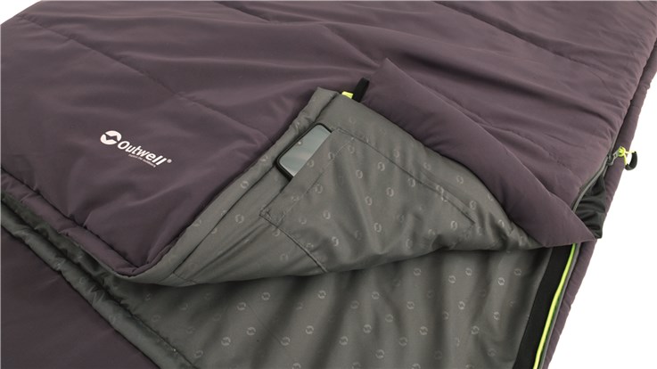Spací pytel Outwell Contour Dark Purple (obrázek 5)