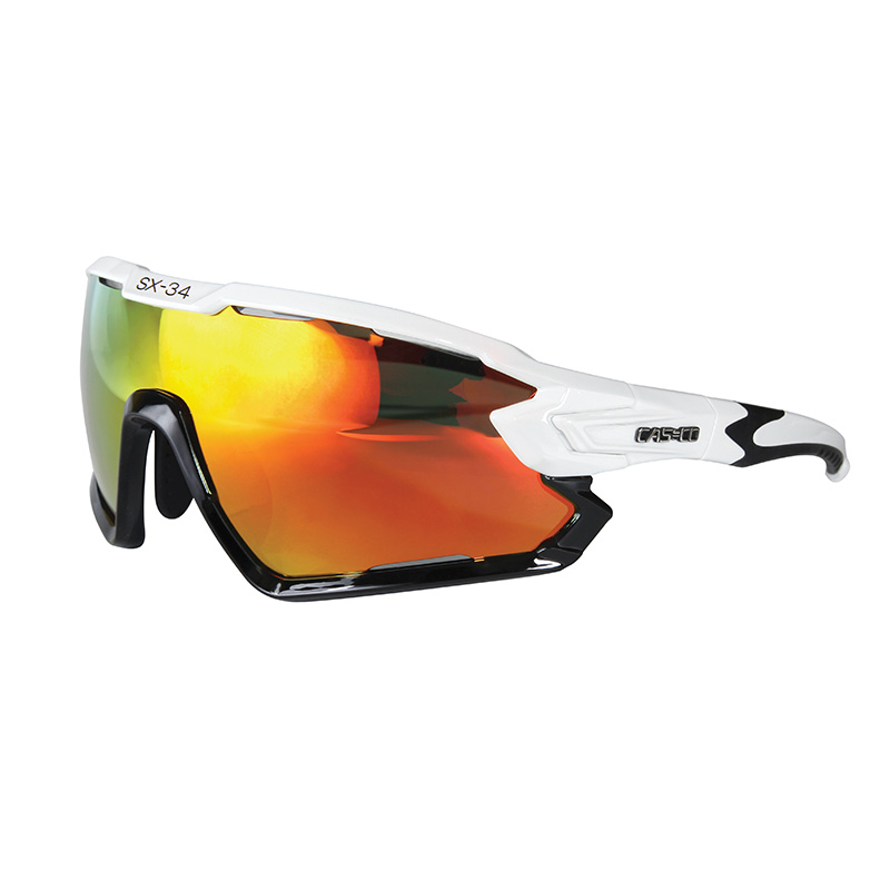 Levně Casco cyklistické brýle SX-34 carbonic - bílá