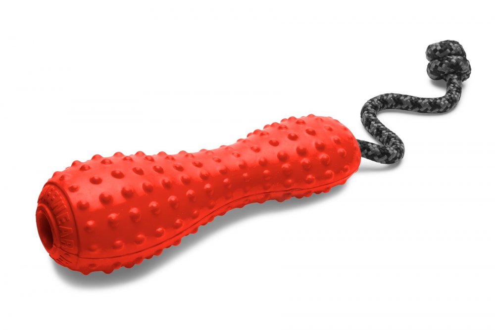 Ruffwear Gourdo™ Odolná hračka z přírodního latexového kaučuku Červená S