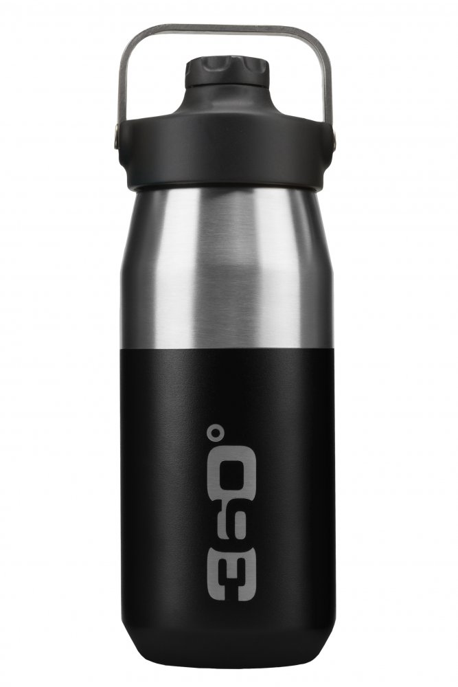 Vacuum Insulated Stainless Steel Bottle Sip Cap 550ml Black