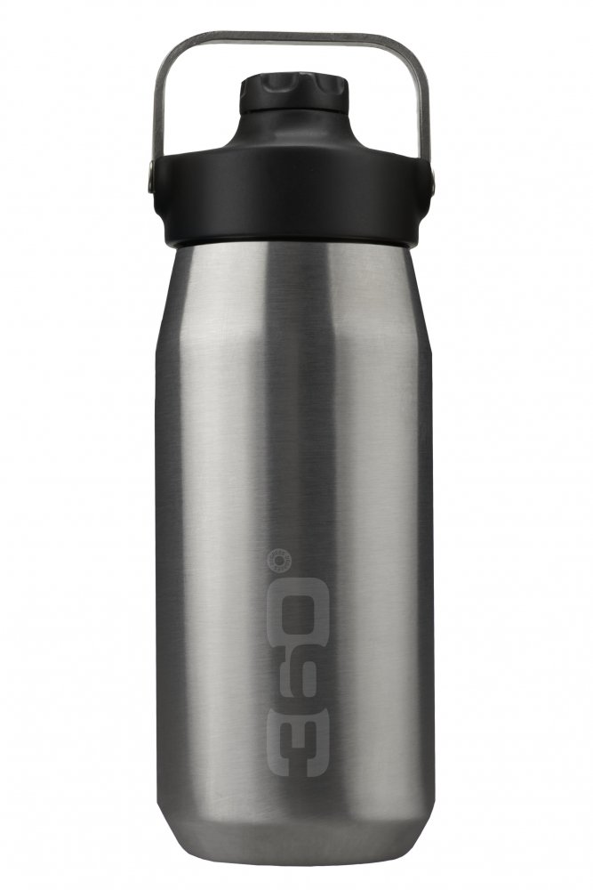 Vacuum Insulated Stainless Steel Bottle Sip Cap 550ml Silver