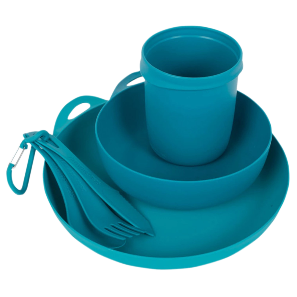Sada nádobí Delta Camp Set (Bowl, Plate, Mug, Cutlery) Modrá