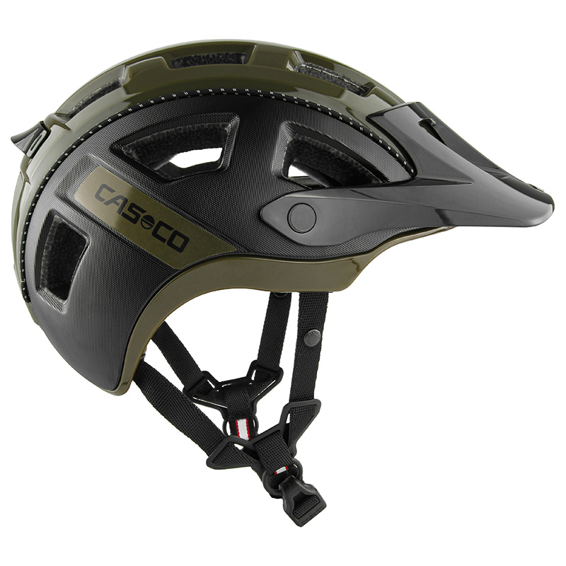 Levně Casco MTBE 2 cyklistická helma Černá, Zelená L = 58-62 cm