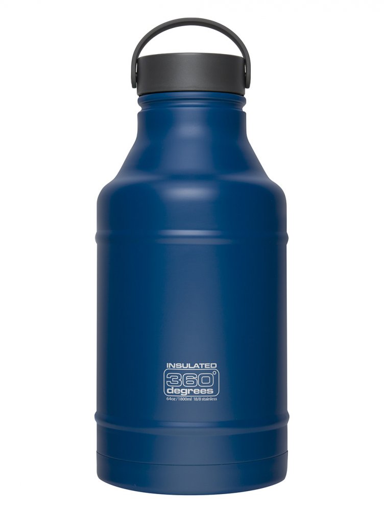 Vacuum Insulated Stainless Steel Growler Navy Blue