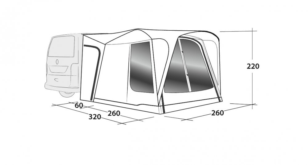 Předstan Outwell Milestone Shade