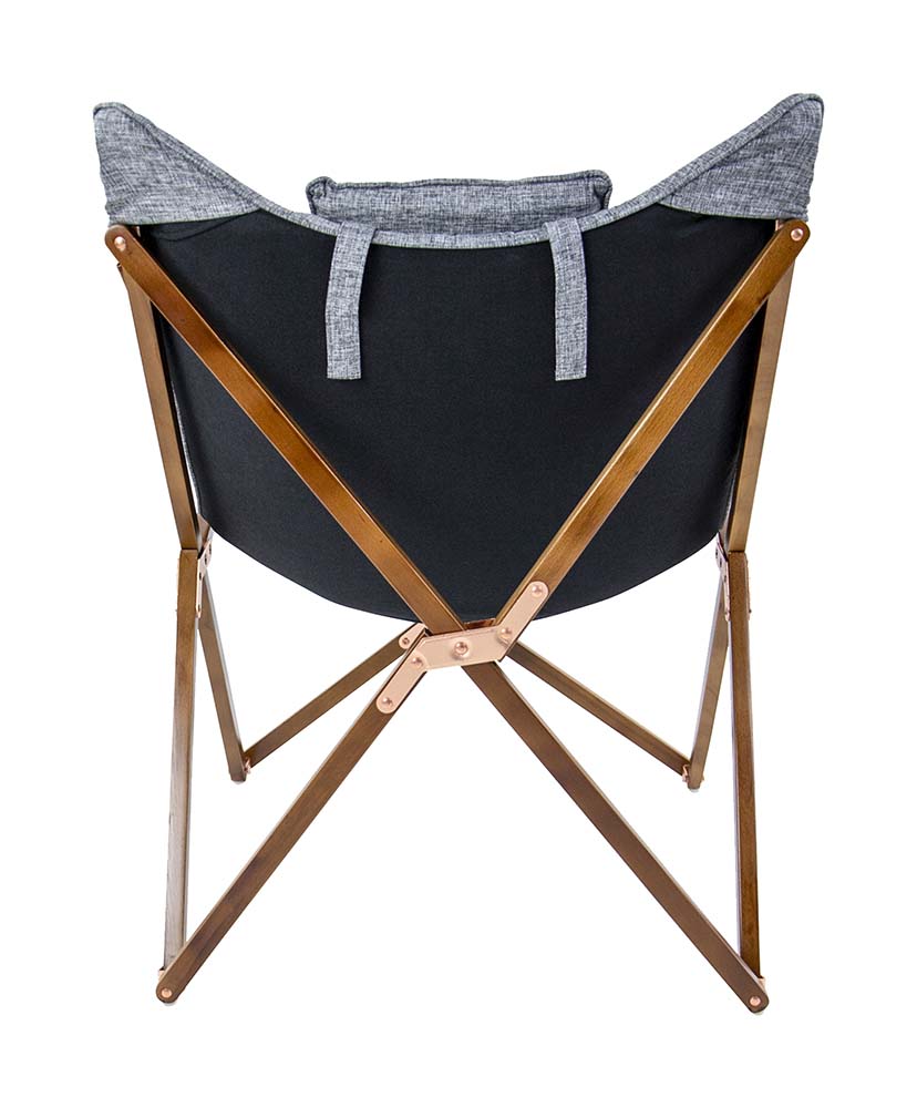 Kolekce Urban Outdoor - Relaxační křeslo - Bloomsbury - M - Oxford polyester - šedá (obrázek 6)