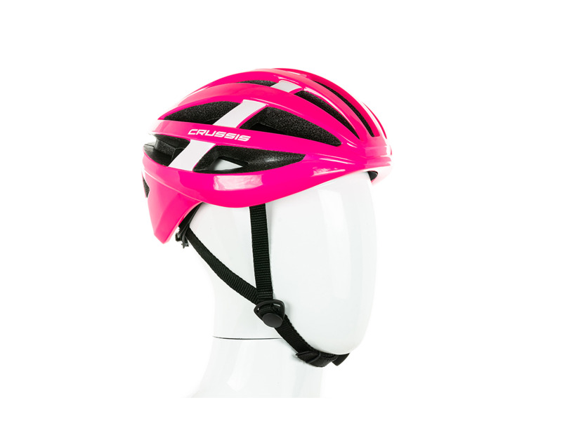 Cyklistická helma CRUSSIS 03011 Růžová M = 55-58 cm